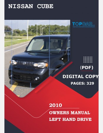 2010 nissan cube owners manual